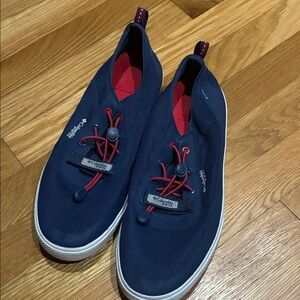 Columbia Men's Navy and Red Slip-On Sneakers
